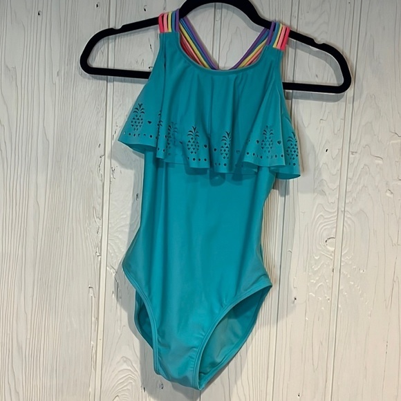 Cat & Jack Other - Cat & Jack Girls Multicolor One Piece Swimsuit, Size XL (14/16)